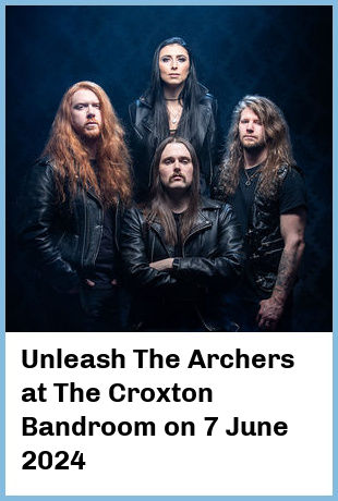 Unleash The Archers at The Croxton Bandroom in Thornbury