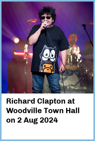 Richard Clapton at Woodville Town Hall in Woodville