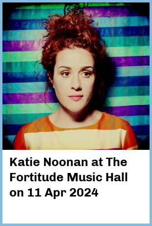 Katie Noonan at The Fortitude Music Hall in Brisbane