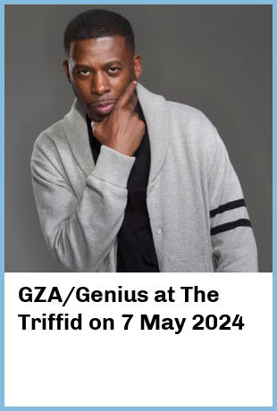 GZA/Genius at The Triffid in Brisbane