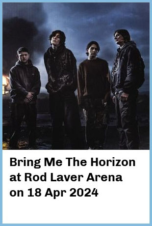 Bring Me The Horizon at Rod Laver Arena in Melbourne