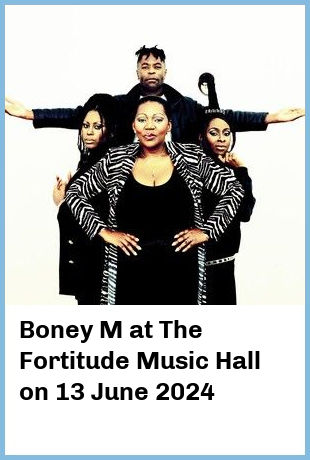 Boney M at The Fortitude Music Hall in Brisbane