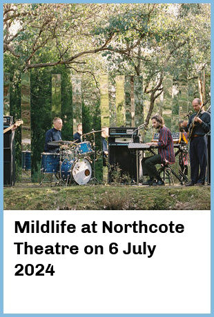 Mildlife at Northcote Theatre in Northcote