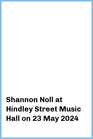 Shannon Noll at Hindley Street Music Hall in Adelaide