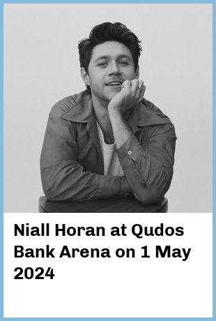 Niall Horan at Qudos Bank Arena in Sydney Olympic Park