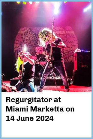 Regurgitator at Miami Marketta in Gold Coast