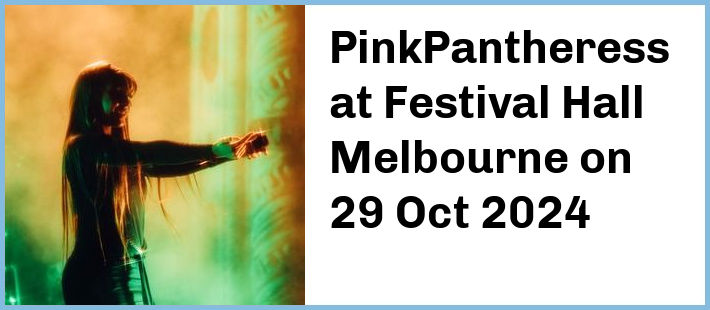 PinkPantheress at Festival Hall Melbourne in West Melbourne