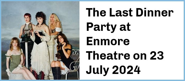 The Last Dinner Party at Enmore Theatre in Newtown