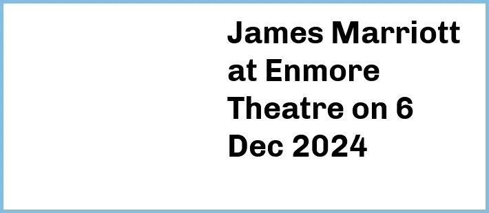 James Marriott at Enmore Theatre in Newtown