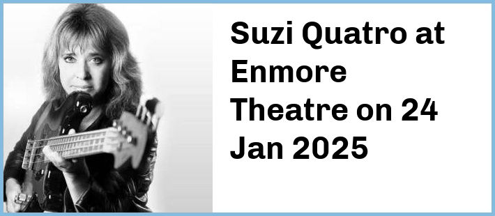 Suzi Quatro at Enmore Theatre in Newtown