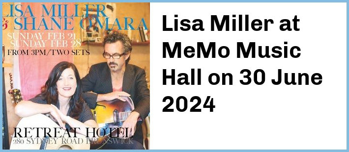 Lisa Miller at MeMo Music Hall in Saint Kilda