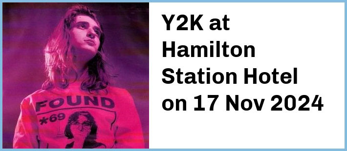 Y2K at Hamilton Station Hotel in Newcastle