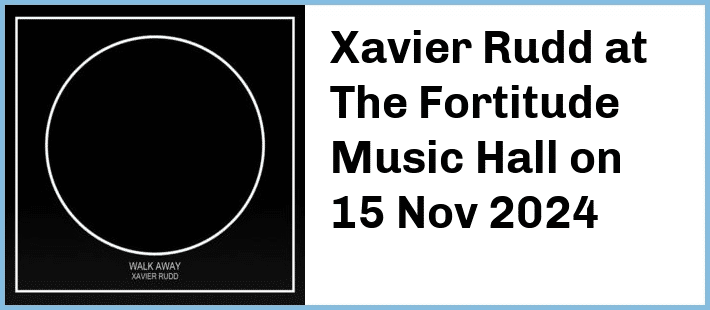 Xavier Rudd at The Fortitude Music Hall in Brisbane