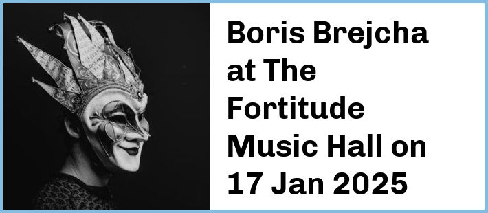 Boris Brejcha at The Fortitude Music Hall in Brisbane