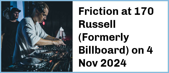 Friction at 170 Russell (Formerly Billboard) in Melbourne