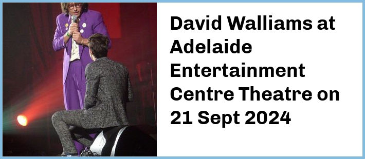David Walliams at Adelaide Entertainment Centre Theatre in Hindmarsh