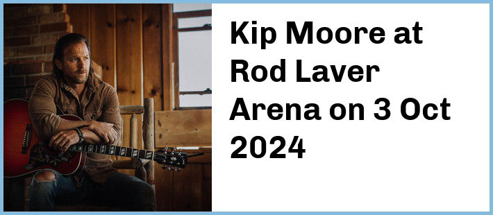 Kip Moore at Rod Laver Arena in Melbourne