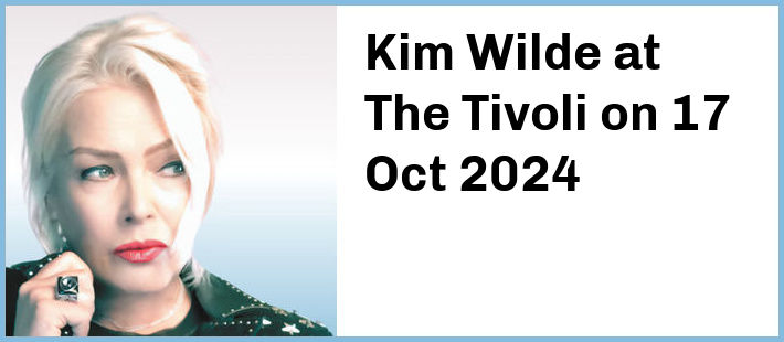 Kim Wilde at The Tivoli in Brisbane