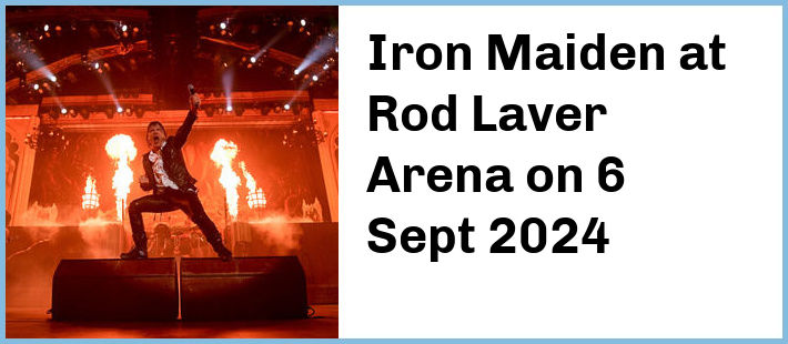 Iron Maiden at Rod Laver Arena in Melbourne
