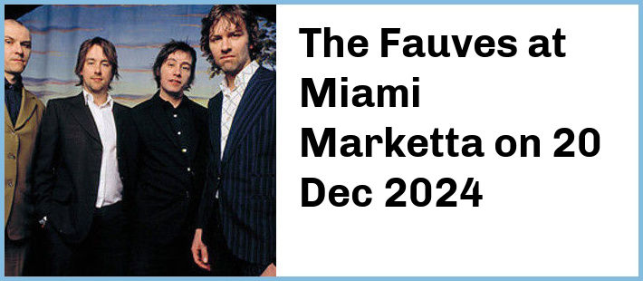 The Fauves at Miami Marketta in Gold Coast