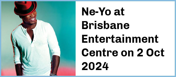 Ne-Yo at Brisbane Entertainment Centre in Brisbane