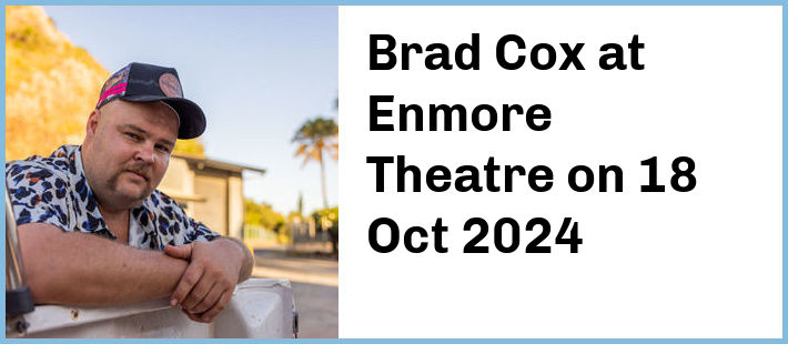 Brad Cox at Enmore Theatre in Sydney