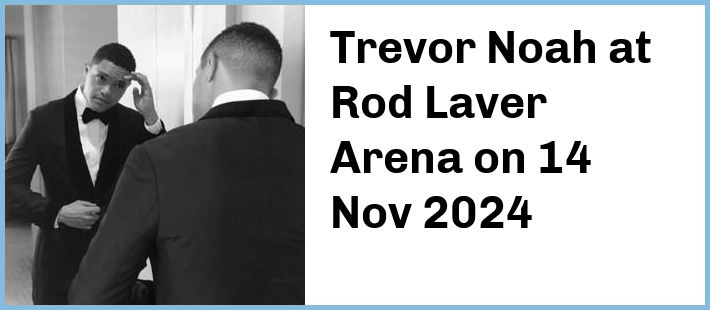 Trevor Noah at Rod Laver Arena in Melbourne