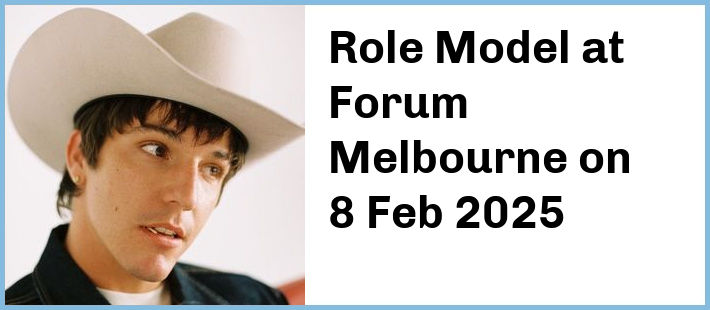 Role Model at Forum Melbourne in Melbourne