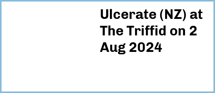 Ulcerate (NZ) at The Triffid in Brisbane