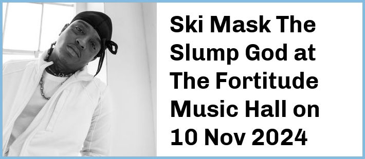 Ski Mask The Slump God at The Fortitude Music Hall in Brisbane