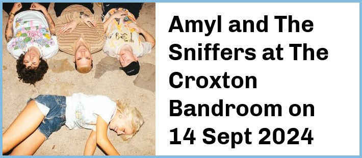 Amyl and The Sniffers at The Croxton Bandroom in Thornbury