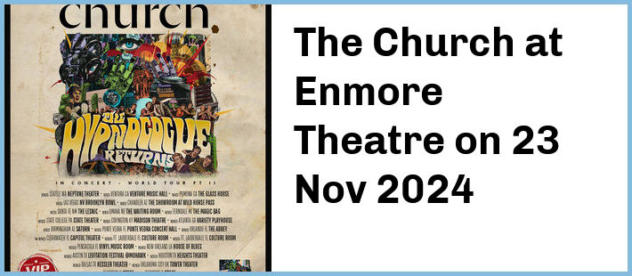 The Church at Enmore Theatre in Newtown