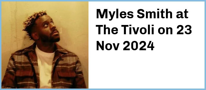 Myles Smith at The Tivoli in Brisbane