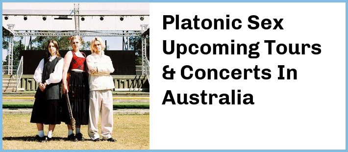 Platonic Sex Tickets Australia