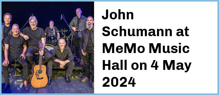 John Schumann at MeMo Music Hall in Saint Kilda