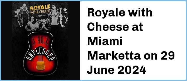 Royale with Cheese at Miami Marketta in Gold Coast