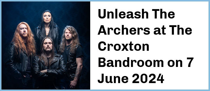 Unleash The Archers at The Croxton Bandroom in Thornbury