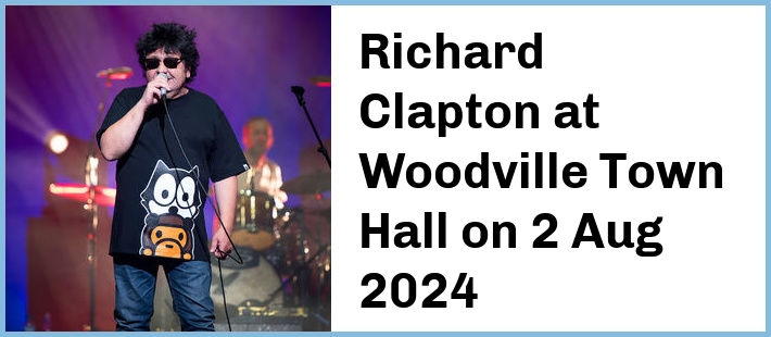 Richard Clapton at Woodville Town Hall in Woodville