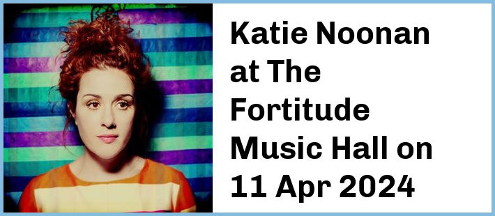 Katie Noonan at The Fortitude Music Hall in Brisbane