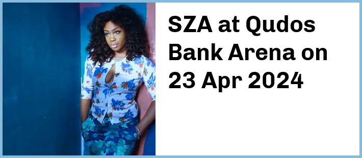 SZA at Qudos Bank Arena in Sydney Olympic Park