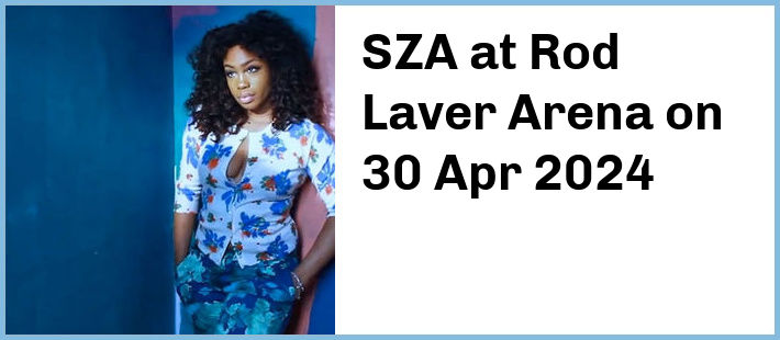 SZA at Rod Laver Arena in Melbourne