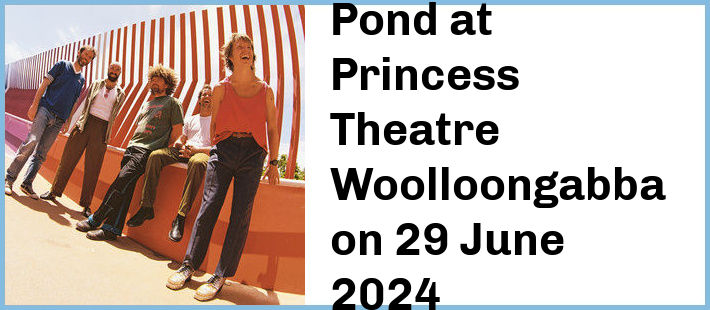 Pond at Princess Theatre, Woolloongabba in Brisbane