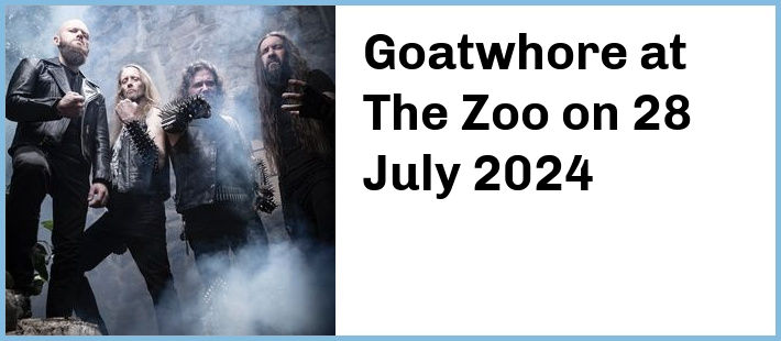 Goatwhore at The Zoo in Fortitude Valley