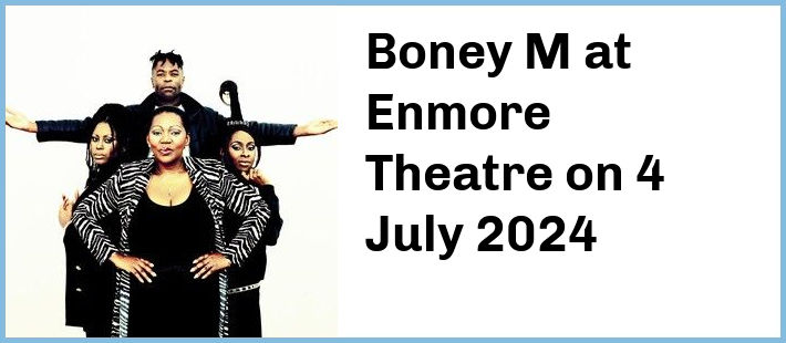 Boney M at Enmore Theatre in Newtown