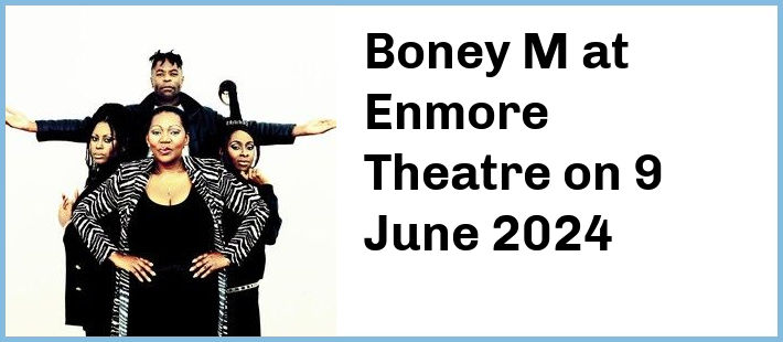 Boney M at Enmore Theatre in Newtown