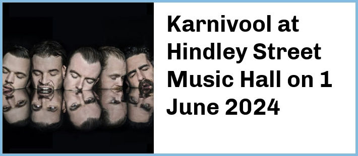 Karnivool at Hindley Street Music Hall in Adelaide