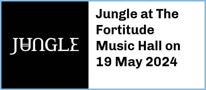 Jungle at The Fortitude Music Hall in Brisbane