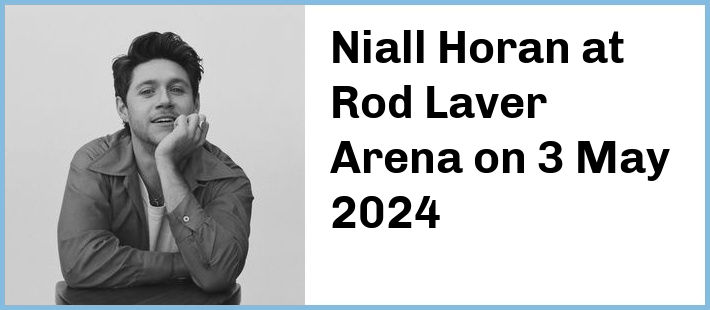 Niall Horan at Rod Laver Arena in Melbourne