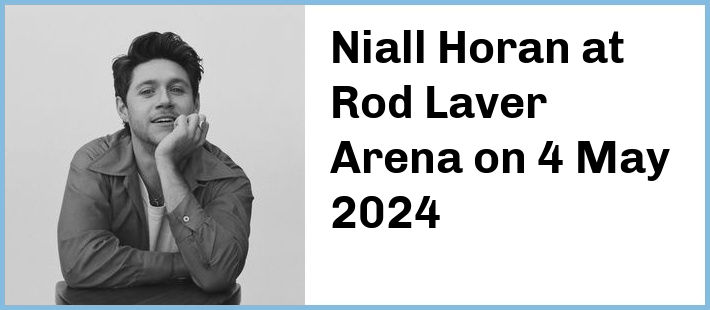 Niall Horan at Rod Laver Arena in Melbourne