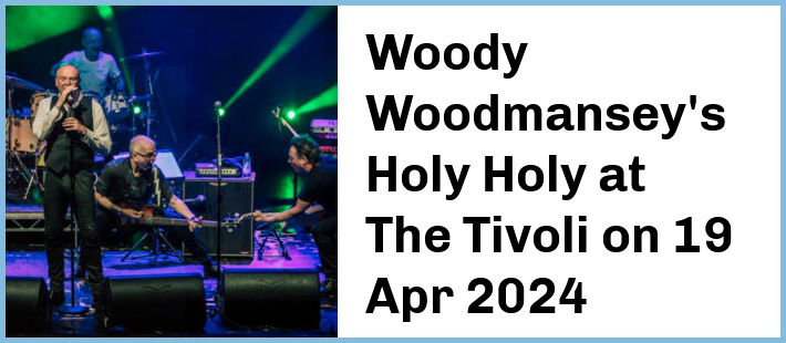 Woody Woodmansey's Holy Holy at The Tivoli in Brisbane